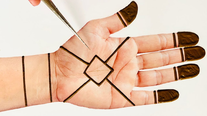 Easy Mehndi design front hand | Easy and Simple beautiful Mehndi design | New Simple Mehndi designs