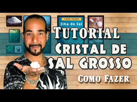 Como Fazer Cristal de Sal Grosso | Cristal de Proteção | Harmoni Zem