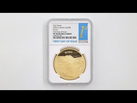 2022 イギリス 都市景観 ローマ 2ポンド プルーフ銀貨 PF70 UCAM イギリス 2022 エリザベス2世 2ポンド 銀貨 NGC PF 70 ULTRA
