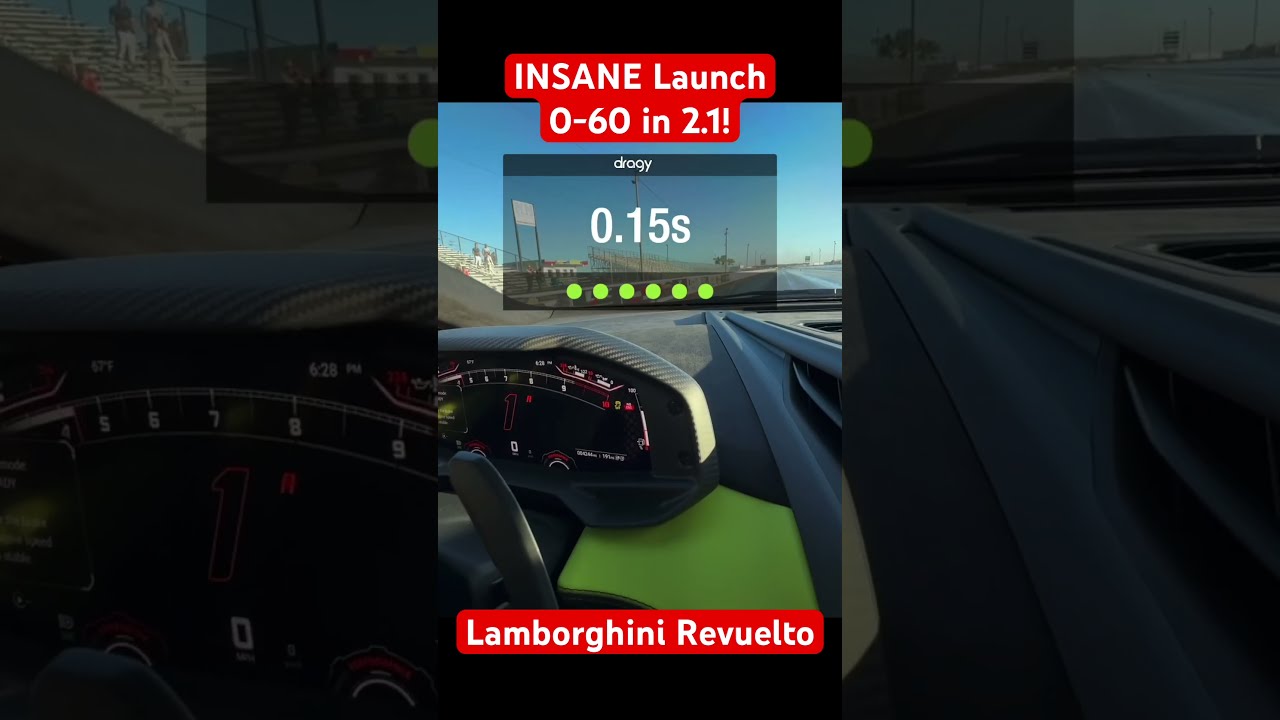 Lamborghini Revuelto Launch Control And 1 4 Mile Record