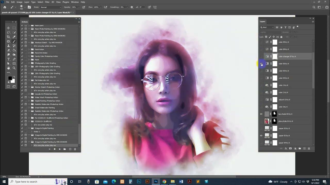 Image to Digital Painting Photoshop Tutorial - YouTube