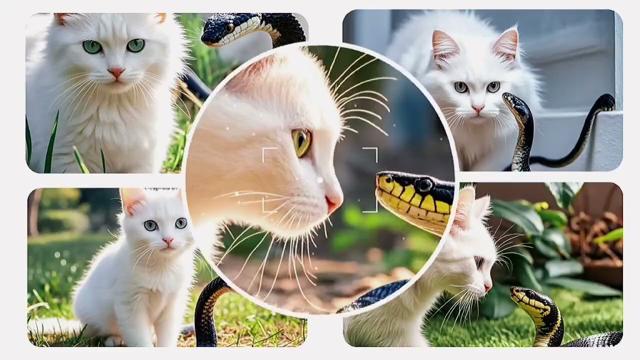 Epic Encounter - Cat vs Snake!