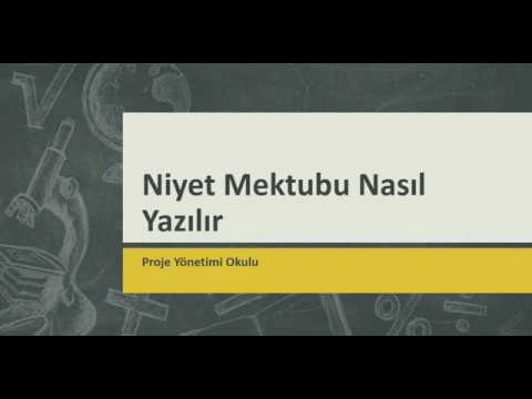 Video: Bir Iş Mektubu Nasıl Yazılır