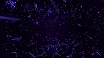 Purple Dots and Lines Digital Plexus Abstract Background Seamless Loop