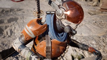 Unreal Engine real-time sci-fi samurai dance + film trailer [4K]