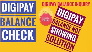 How To Check Bank Balance In Digipay New Version_CSC Digital Seva Portal_2020 screenshot 5