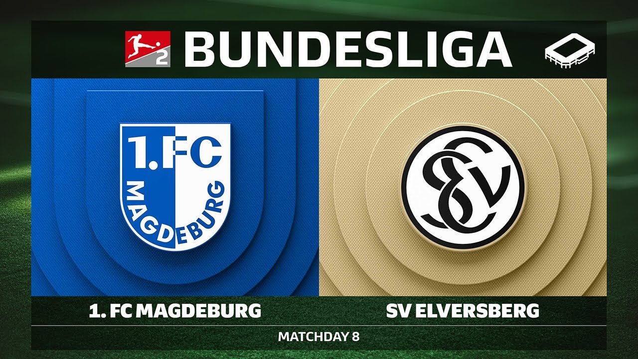 1. FC Magdeburg vs. SV Elversberg | Matchday 8 - Bundesliga 2 2025/26 ...
