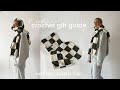 Checkered crochet scarf tutorial  gift guide 01
