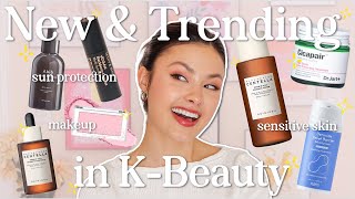 What&#39;s *ACTUALLY* Popular, Trendy &amp; New in K-Beauty | SPF for Summer, Sensitive Skincare &amp; MORE!