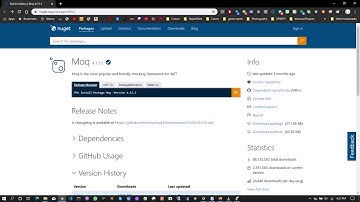 Intro to MOQ framework in NUNIT, how to install