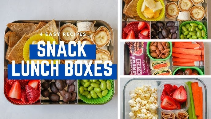 5 SNACK BOX or morning snack or LUNCH BOX ( ages 3,4,5 PRESCHOOL /  PLAYSCHOOL / KINDERGARTEN KIDS ) 