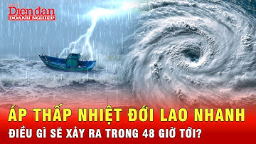 Áp thấp nhiệt đới lao nhanh 20 km/giờ, điều gì sẽ xảy ra trong 48 giờ tới? | Tin tức 24h