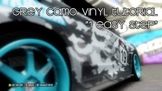 paint forza horizon job grey camo effect easy