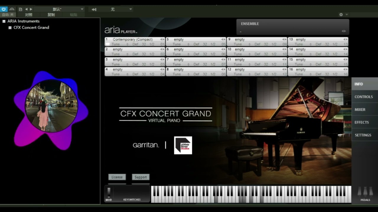 Zheng Fu | Garritan Abbey Road Studios CFX Concert Grand