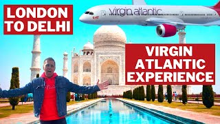 LONDON HEATHROW TO DELHI AIRPORT VIRGIN ATLANTIC AIRLINES | VIRGIN EXPERIENCE FROM LONDON TO DELHI
