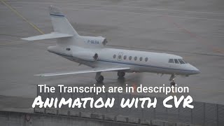 Unijet Flight 074P Crash || Animation with CVR. (Read description)