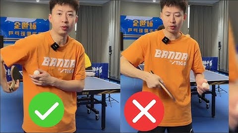 Zhang Jike & Fang Bo teach you the coolest serve！—— reverse sidespin serve!
