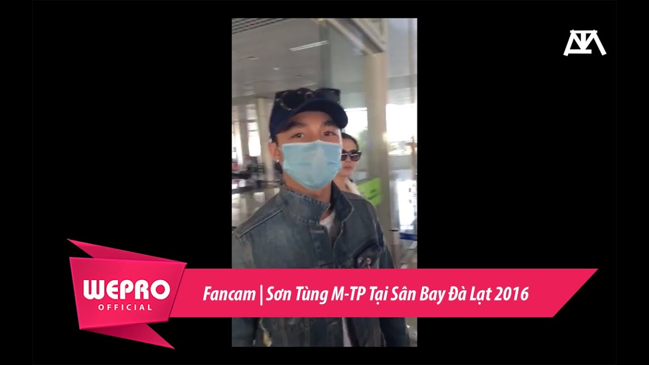 Fancam | Sơn Tùng M-TP Tại Sân Bay Đà Lạt 2016
