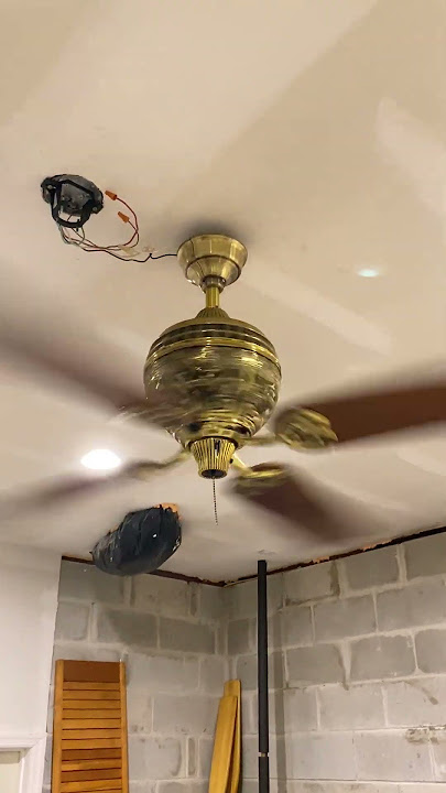 Startup of the Hunter 1886 Series Ceiling Fan