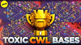 TH18 PRO CWL & *WAR BASE LINKS* 🔥 | BEST ANTI 3 STAR LEGEND BASE