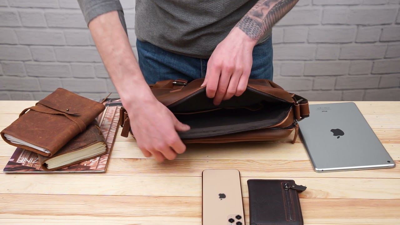 Обзор мужской сумки Vintage 14466