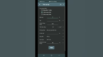 #1 - Hướng dẫn cách tính sụt áp bằng phần mềm tính toán điện