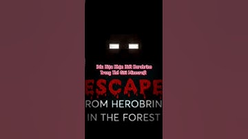 Dấu Hiệu Nhận Biết Herobrine Trong Thế Giới Minecraft/Có Thể Bạn Chưa Biết Bí Ẩn Này Trong Minecraft