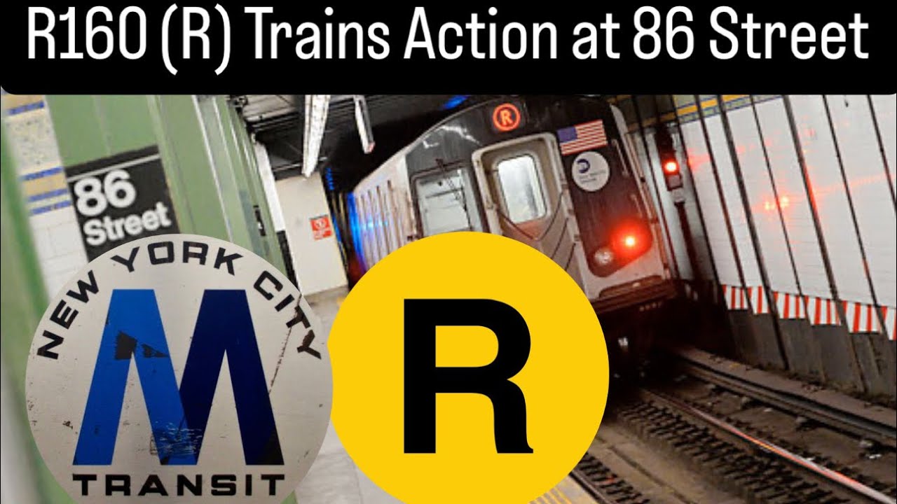 MTA NYCT: R160 (R) Trains Action at 86 Street (12-2-25) - YouTube