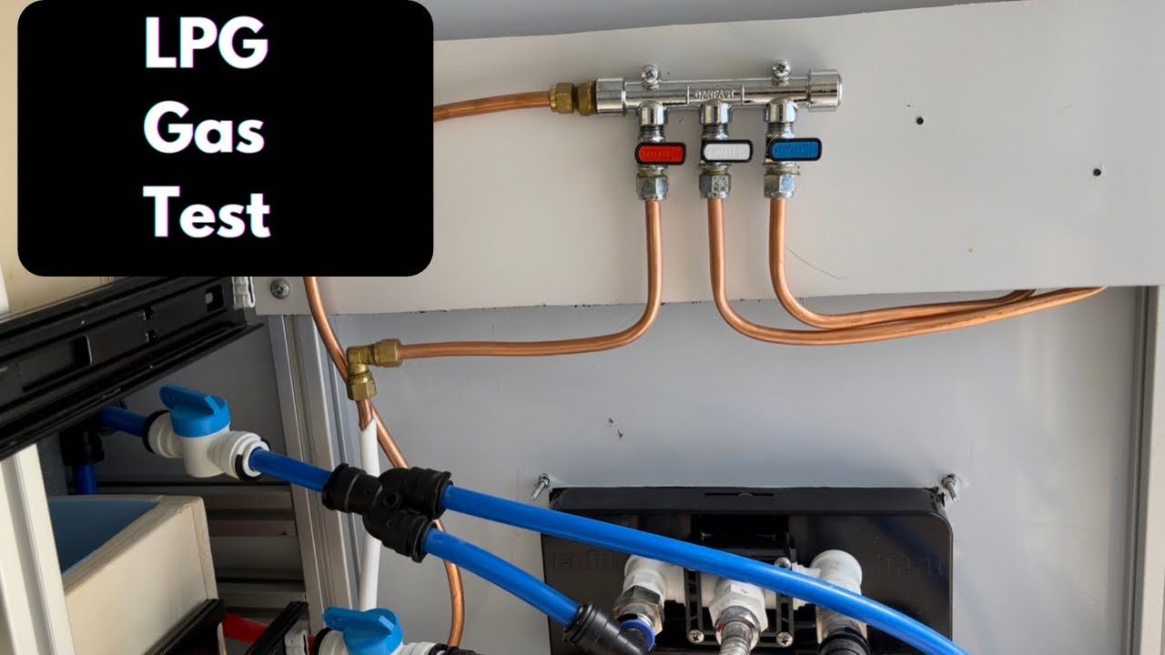 Iveco Daily Self built Campervan Vanlife Uk LPG Fill Up Gas Test by Gas safe Engineer Found What