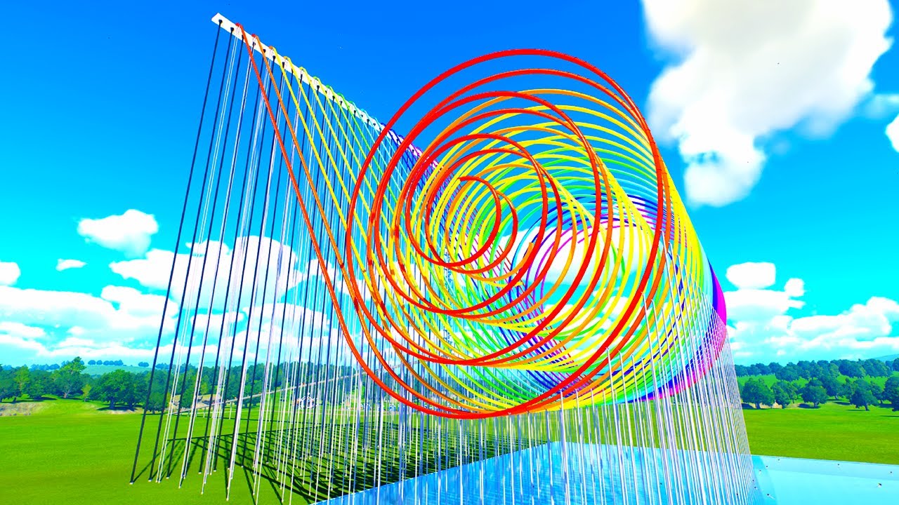 1% vs 100% Spiral Loop Mega Water Slide – Planet Coaster 2