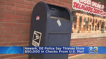 Police: Thieves Steal At Least $50,000 Worth Of Checks From Mail