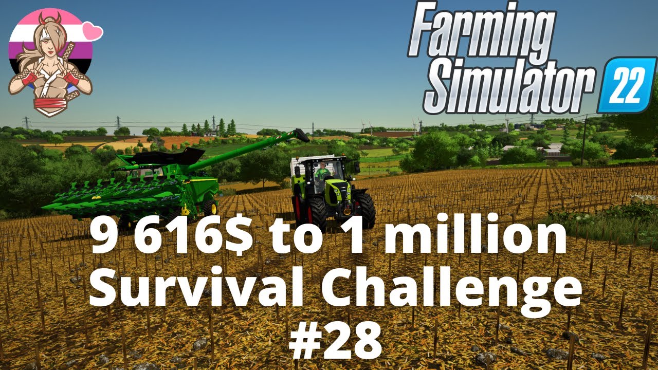 Harvesting Sunflowers, Wheat And Baling Straw! Osada Survival