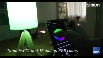 Simon smart LED Wi-Fi bulb - RGB+CCT
