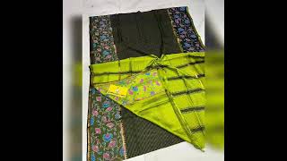Mangalagiri pattu by cotton printed sarees with blouse (whatsapp 9160538899)