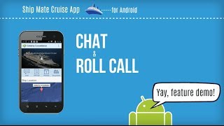 Cruise Roll Call and Chat - Feature Demo - Ship Mate Cruise App screenshot 5