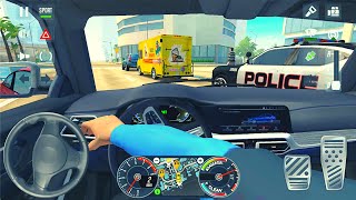 BMW M5 SPORT MODE 🚑⚠️ - UBER TAXI DRIVING - Car Games 3D - Taxi Sim 2020 Gameplay screenshot 2