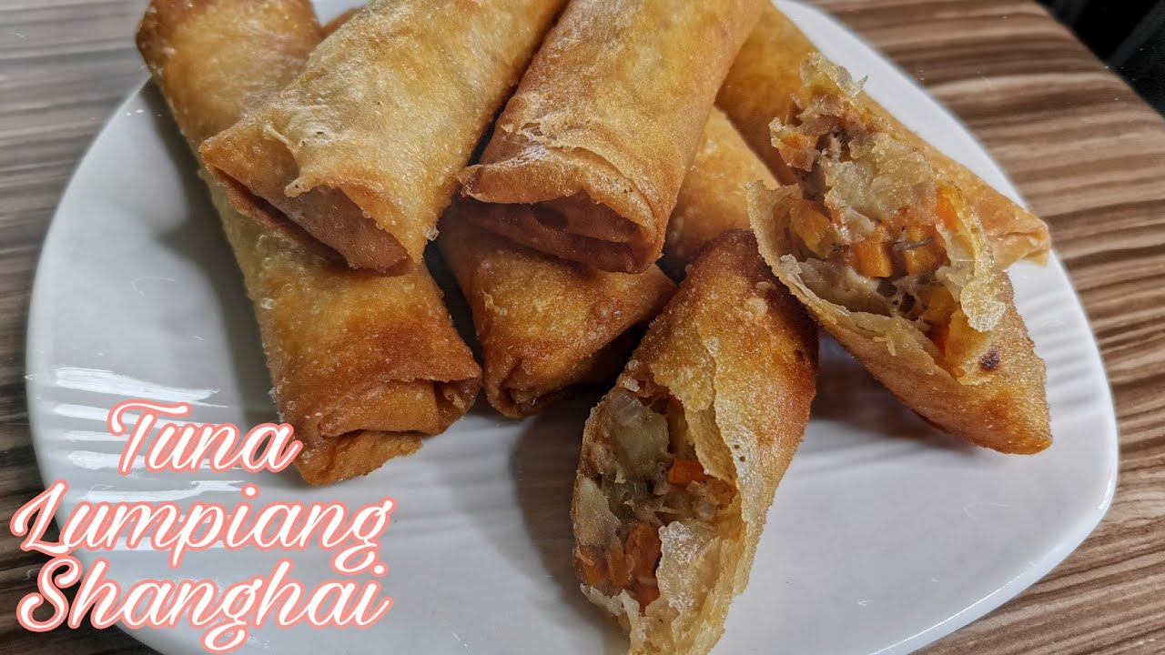 TUNA LUMPIANG SHANGHAI || TIPID ULAM RECIPE || SPRING ROLLS || PINOY RECIPE || AMY GUEVARRA