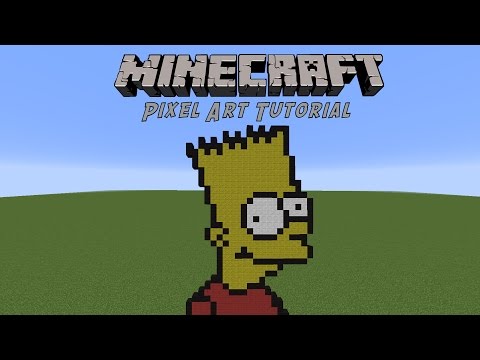 MineCraft Homer Simpson pixel art (Voice Tutorial)  Doovi