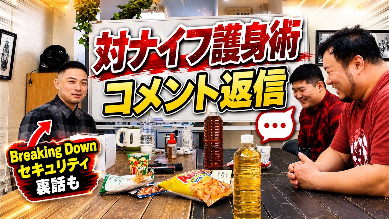 対ナイフ護身術は本当に使えるのか？コメント返信＆裏話トーク