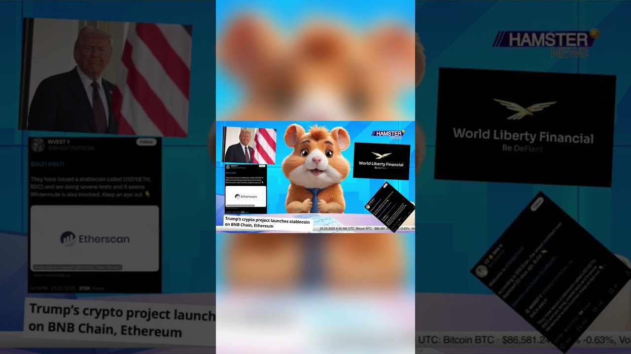 World Liberty Financial launches stablecoin on Ethereum, BNB Chain ⚡️ Hamster News