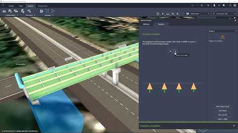 New in InfraWorks (2021.1): Refined analysis for bridge design