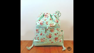 Begonia Drawstring Backpack - Part 4/4: Final Assembly