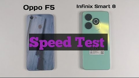 | Oppo F5 Vs Infinix Smart 8 | Speed Test And Comparison | Review in 2023 |