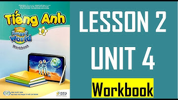 [TIẾNG ANH 8] I Learn Smart World - Workbook -  UNIT 4. DISASTERS - LESSON 2