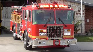 LACoFD Engine 20 Responding