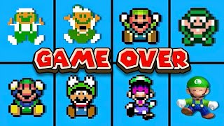 Luigi Fan-Games & Hacks GAME OVER Screens