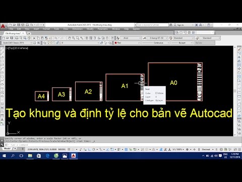 Video: Cách đóng Khung Bản Vẽ