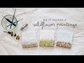 diy mini wildflower paintings