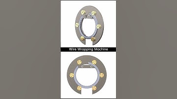 wire wrapping machine Mechanism  #mechanicalmechanism #mechanicalengineering #solidworks
