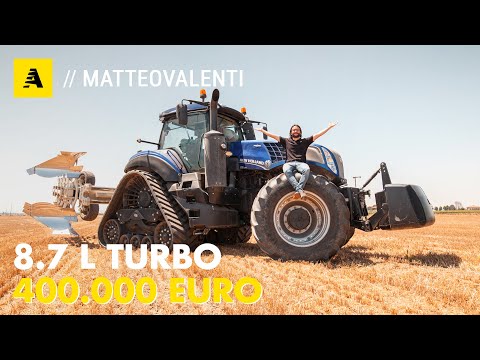 Come si guida un TRATTORE da 400k €? Tutti i segreti del New Holland T8